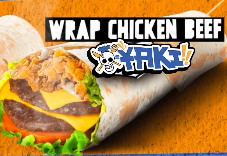 wrap chicken beef